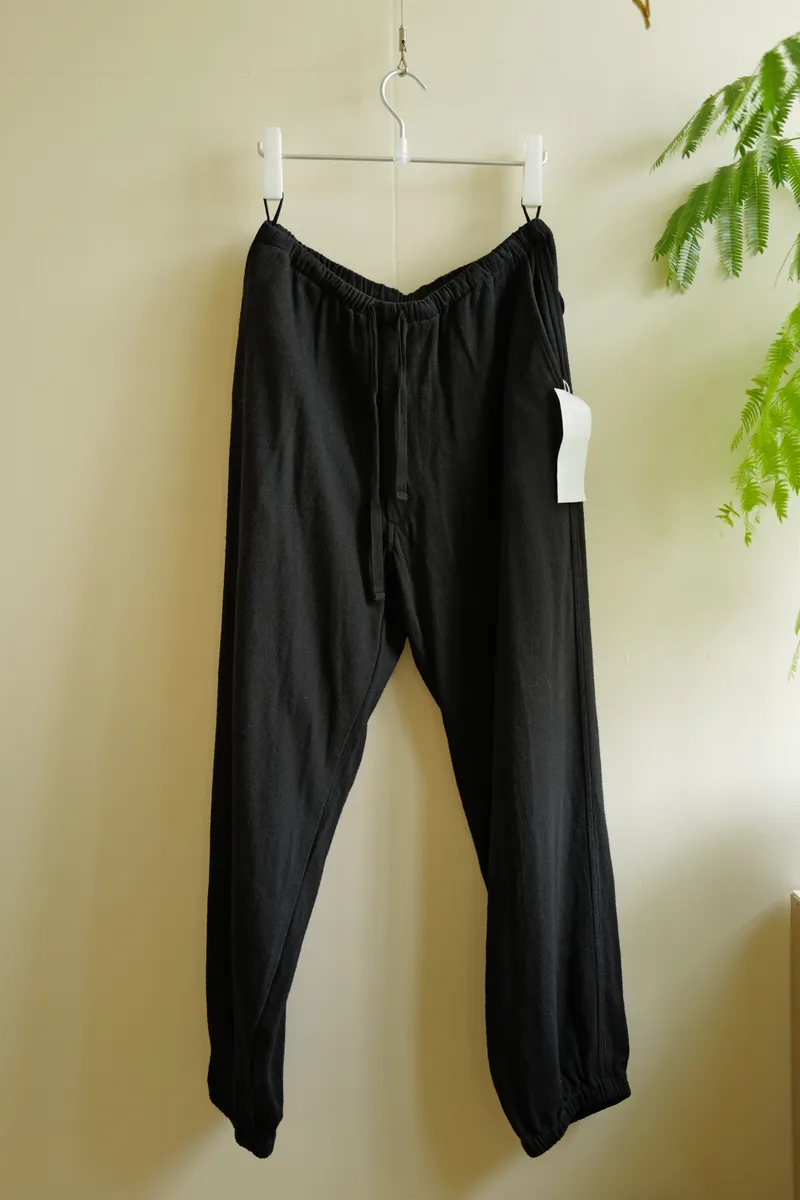 COMOLI Silk Nep Drawstring Pants