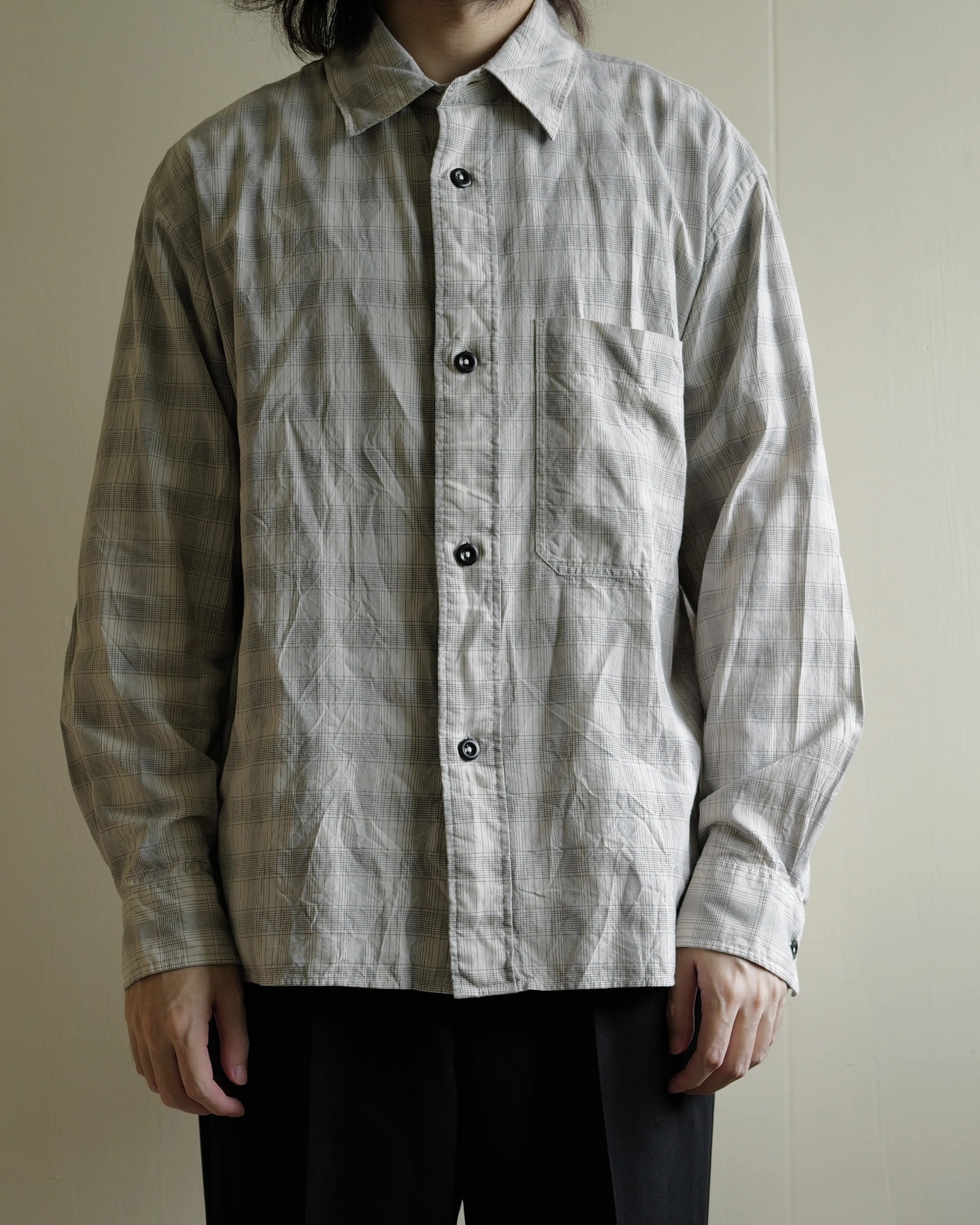 MHL WORKWEAR CHECK COTTON SHIRTING — 5