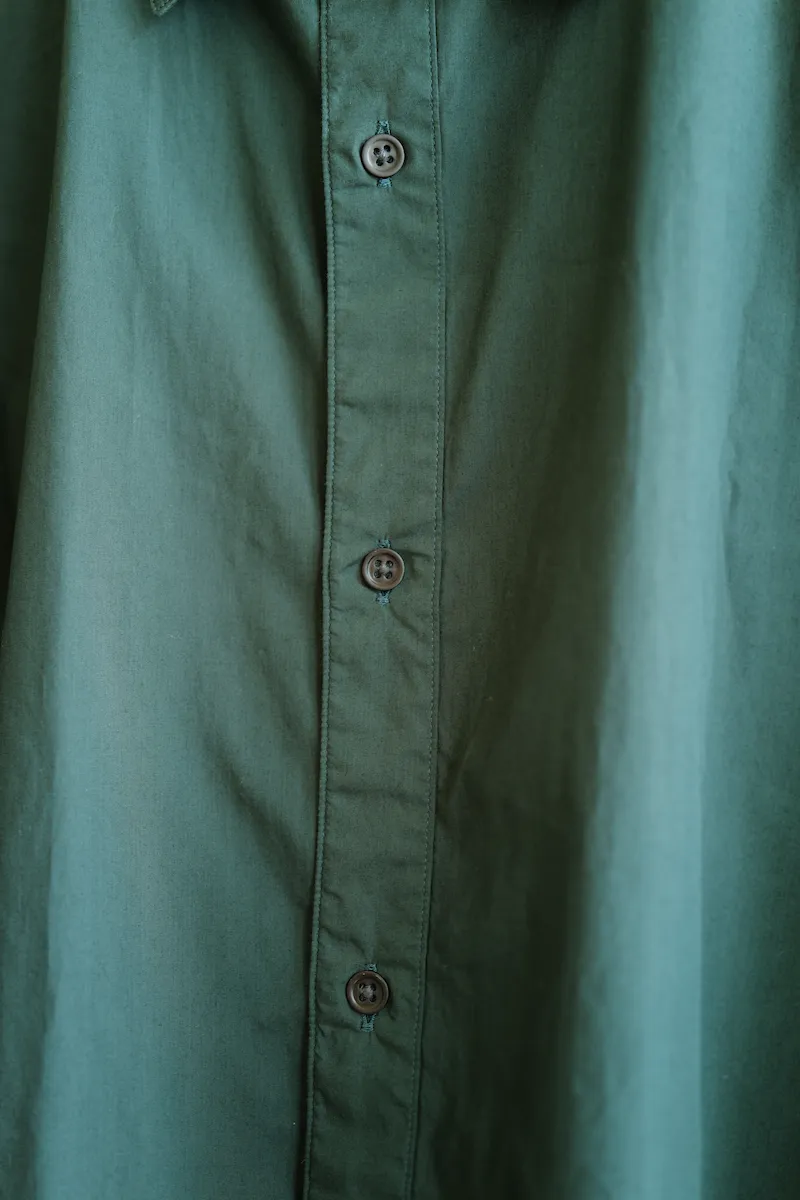 ATON COTTON LAWN OVERSIZED SHIRT — 2