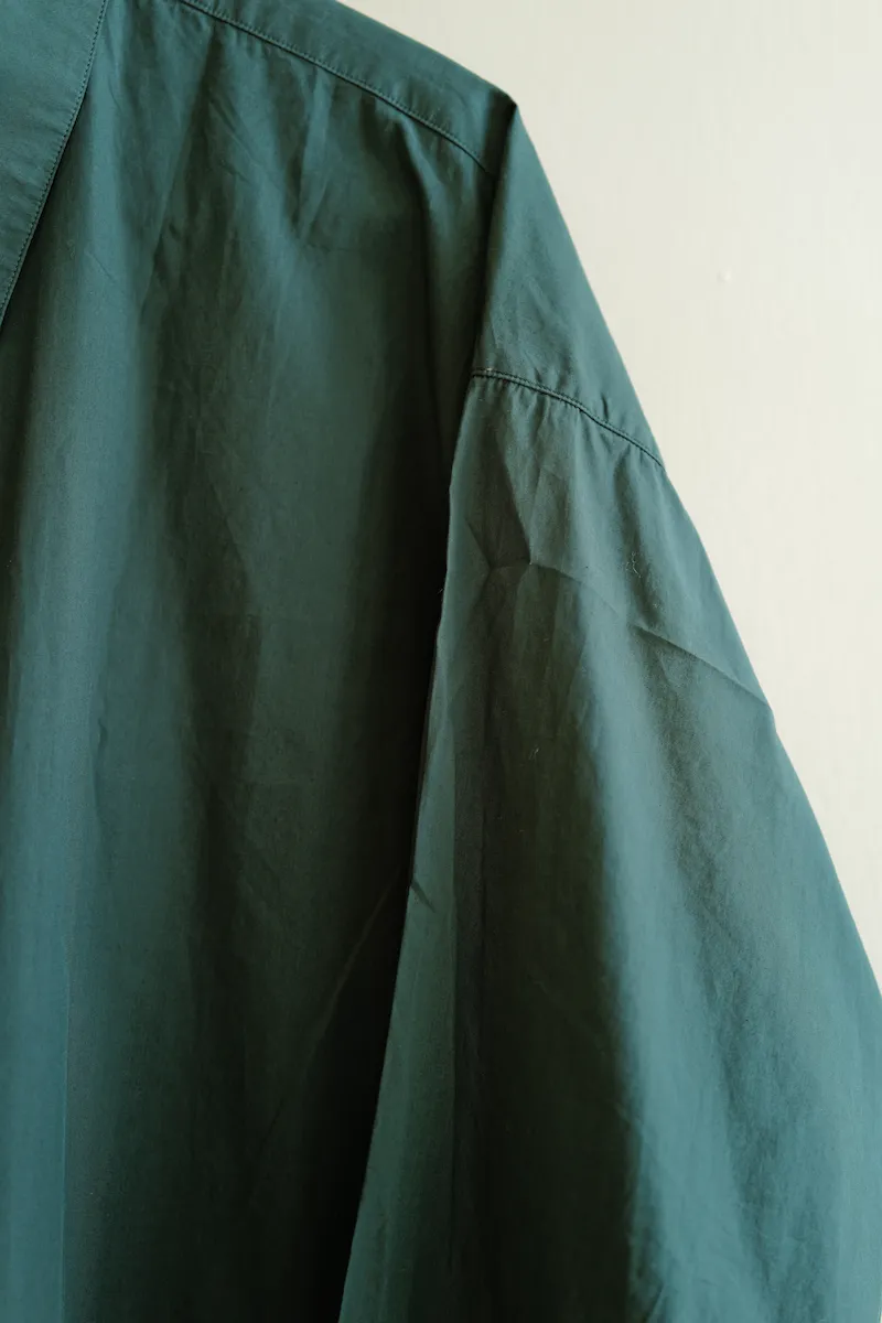 ATON COTTON LAWN OVERSIZED SHIRT — 3