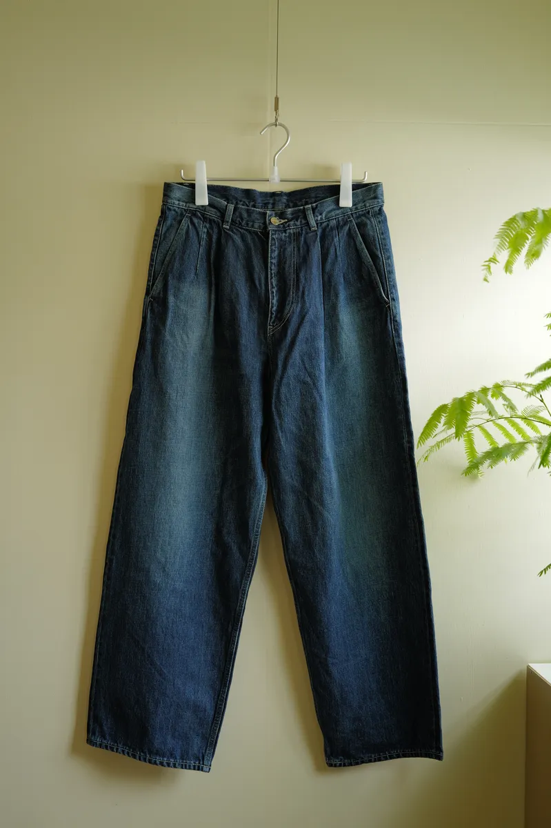 Graphpaper Selvage Denim Two Tuck Pants — 1