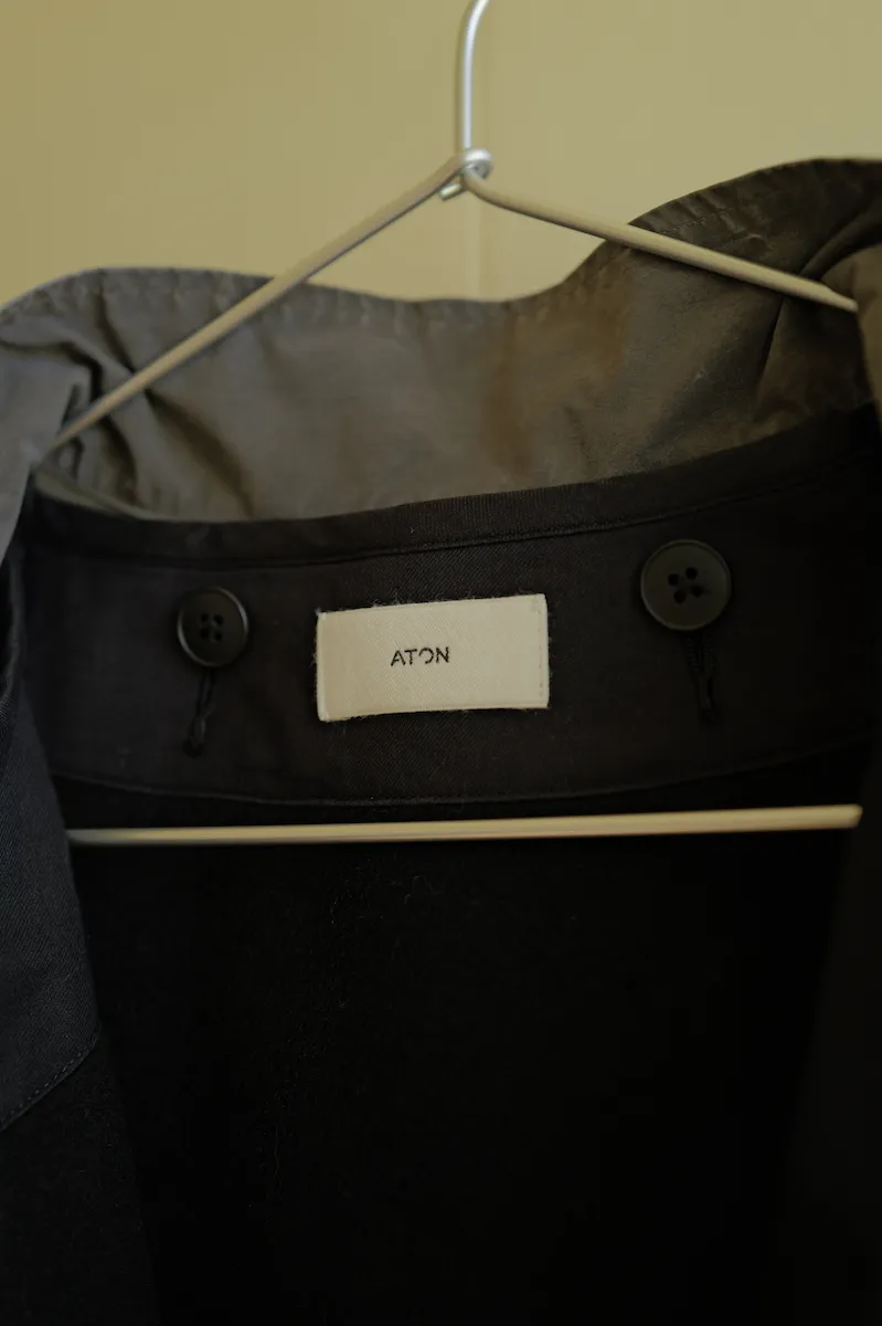 ATON PIGMENT AIR WEATHER SHORT MODS COAT — 7