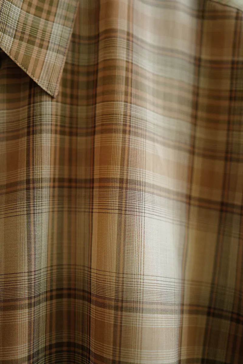 AURALEE WOOL RECYCLED POLYESTER CLOTH SHIRTS — 2