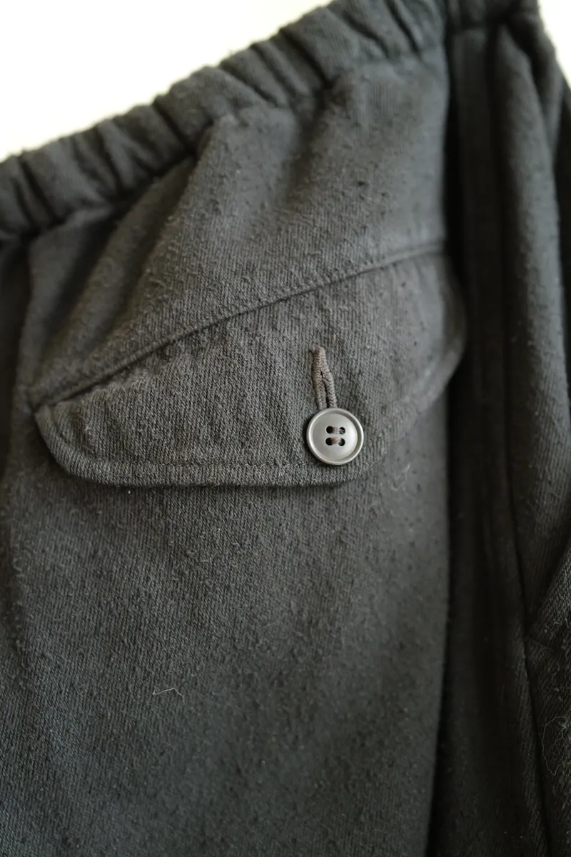 COMOLI Silk Nep Drawstring Pants — 3