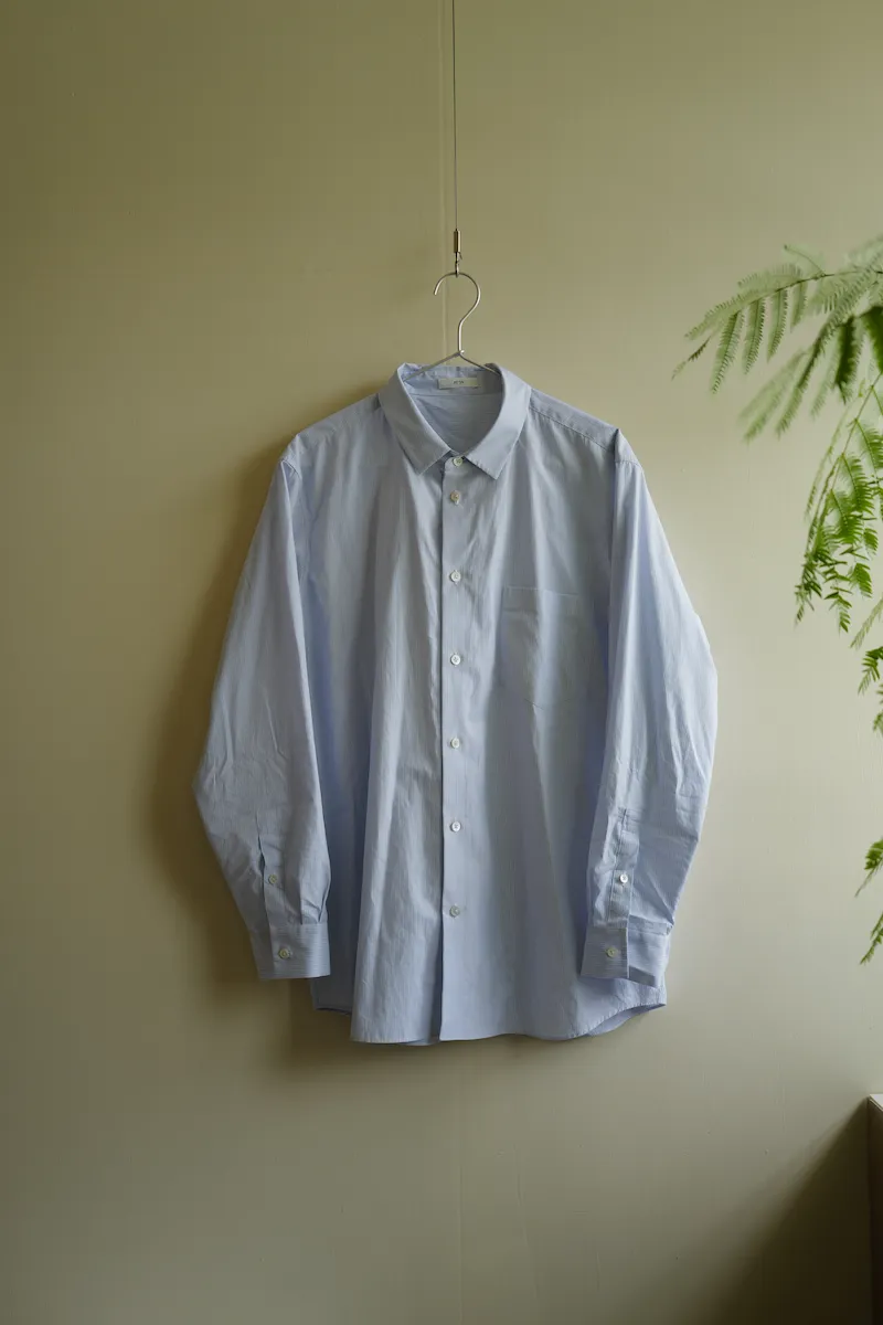 ATON GIZA STRIPE STANDARD SHIRT