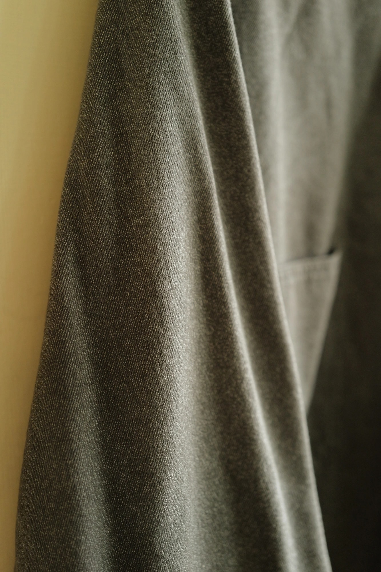A.PRESSE Vintage Black Chambray Work Jacket — 3