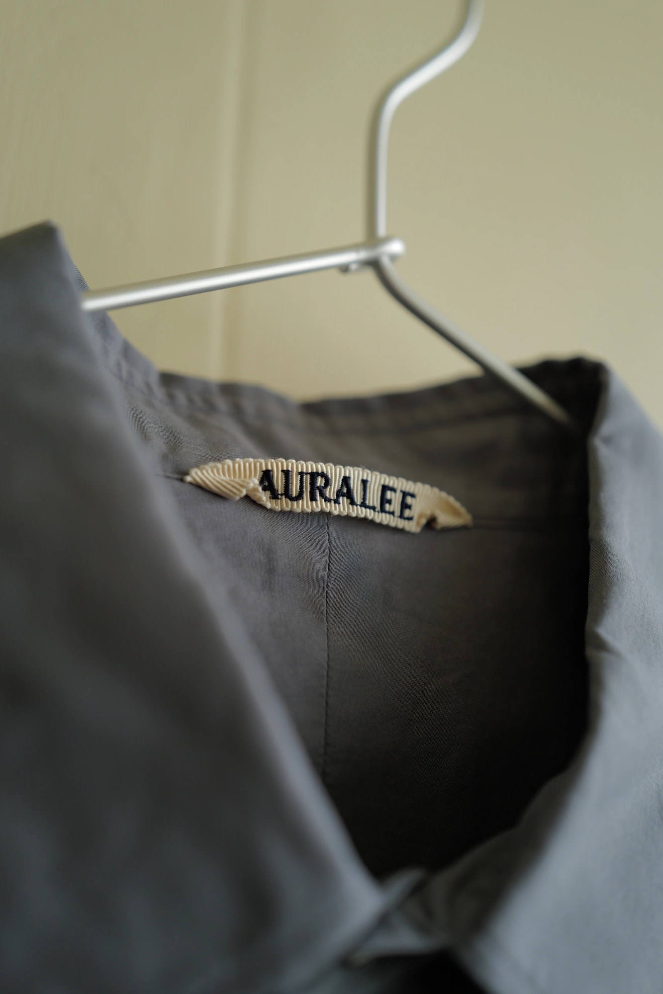 AURALEE Washed Finx Twill Shirt — 5