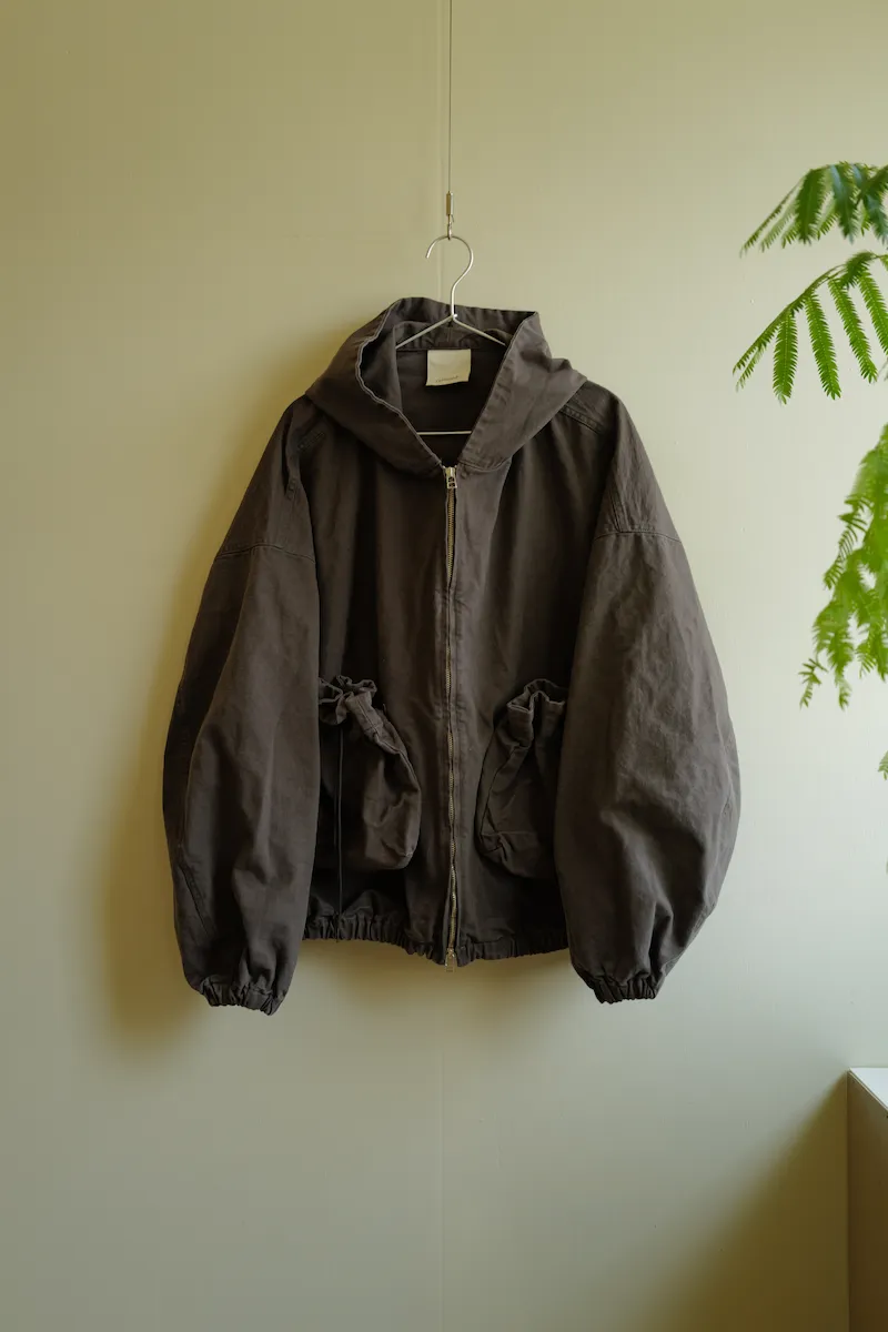 refomed "KINCHAKU" DUCK HOODE — 1