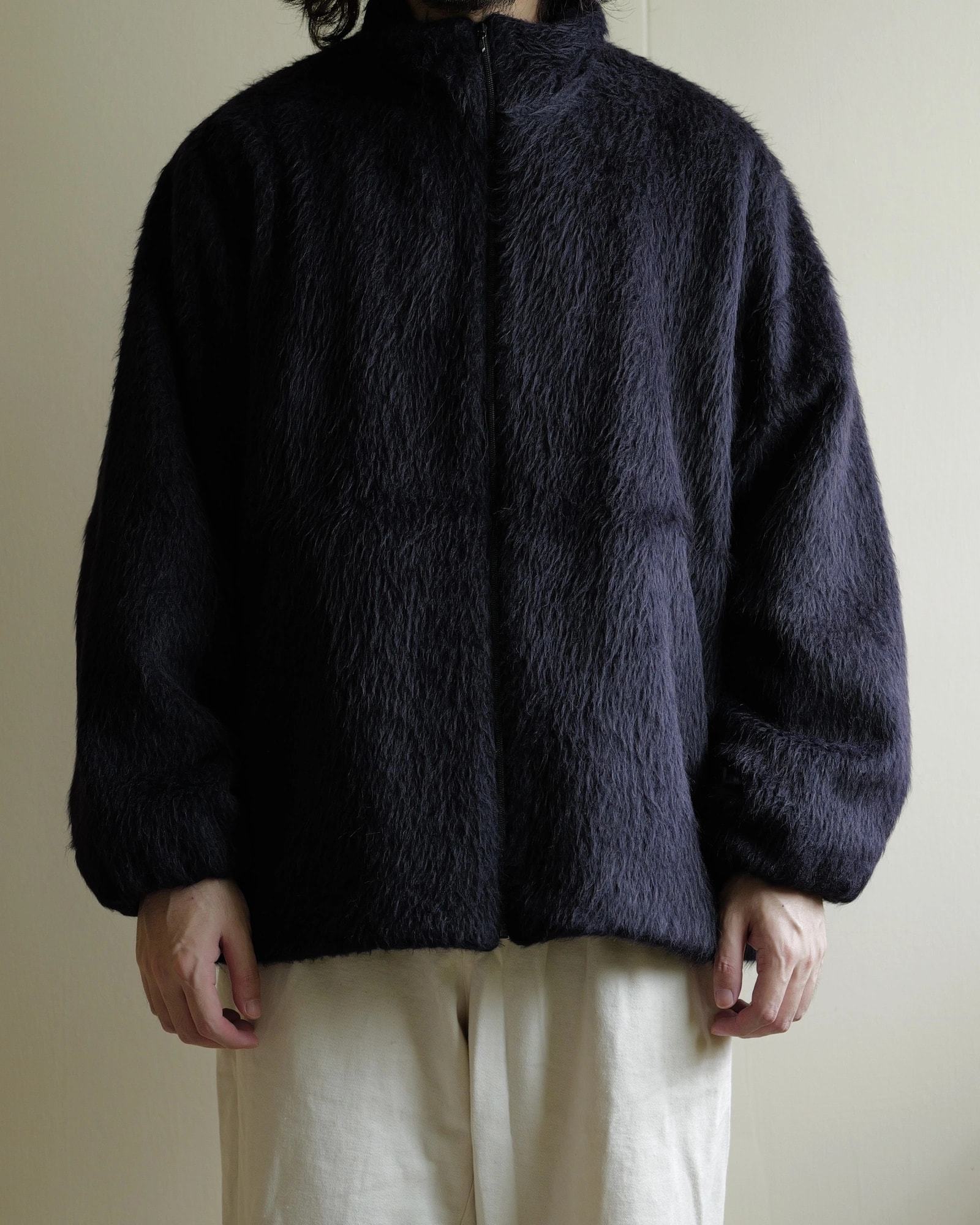 COMOLI Camel Shaggy Jacket — 6