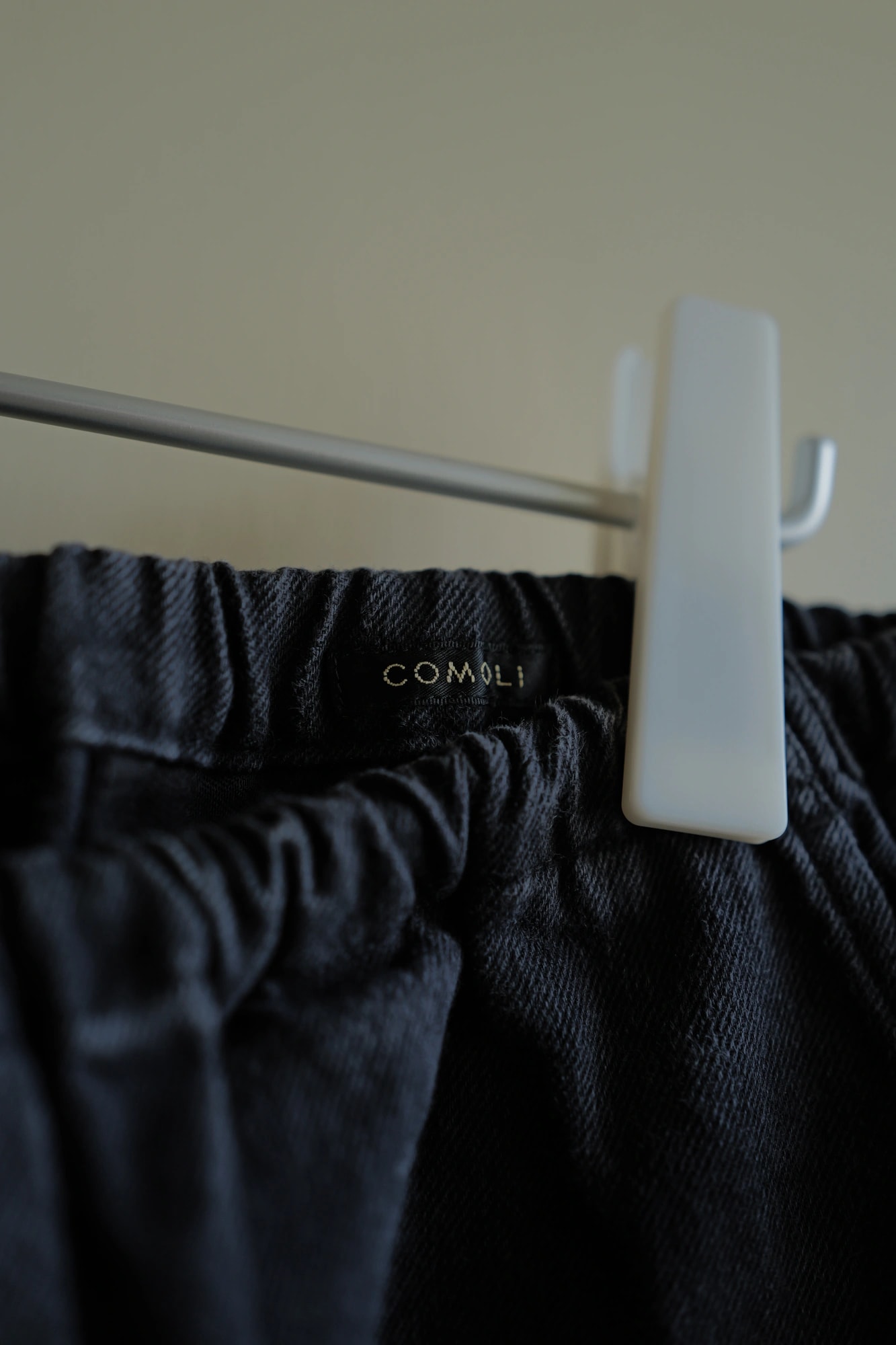 COMOLI Black Drill 6P Pants — 7