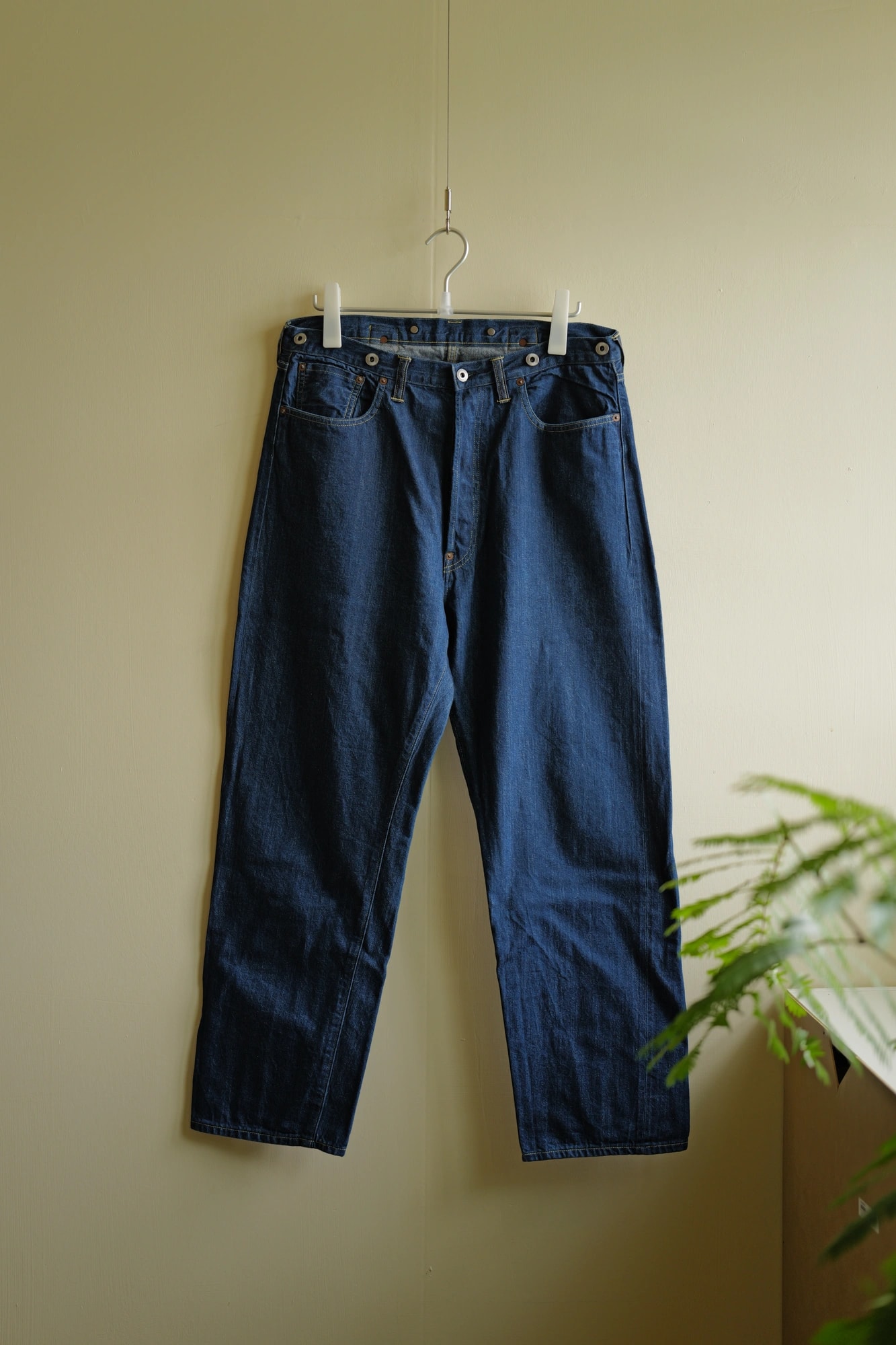 A.PRESSE No.22 Washed Wide Denim Pants