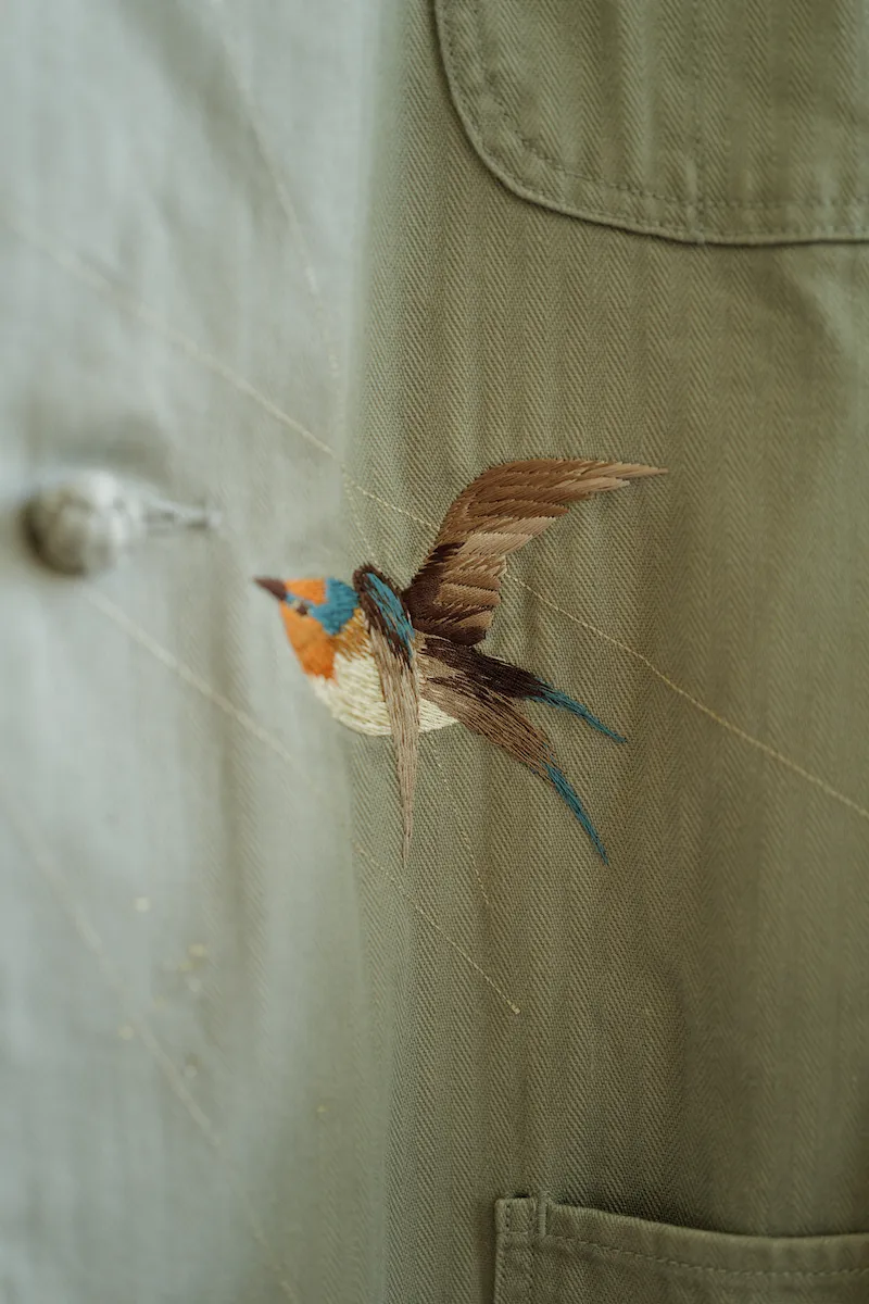 OLD JOE PATINA HERRINGBONE SOUVENIR JACKET — 3