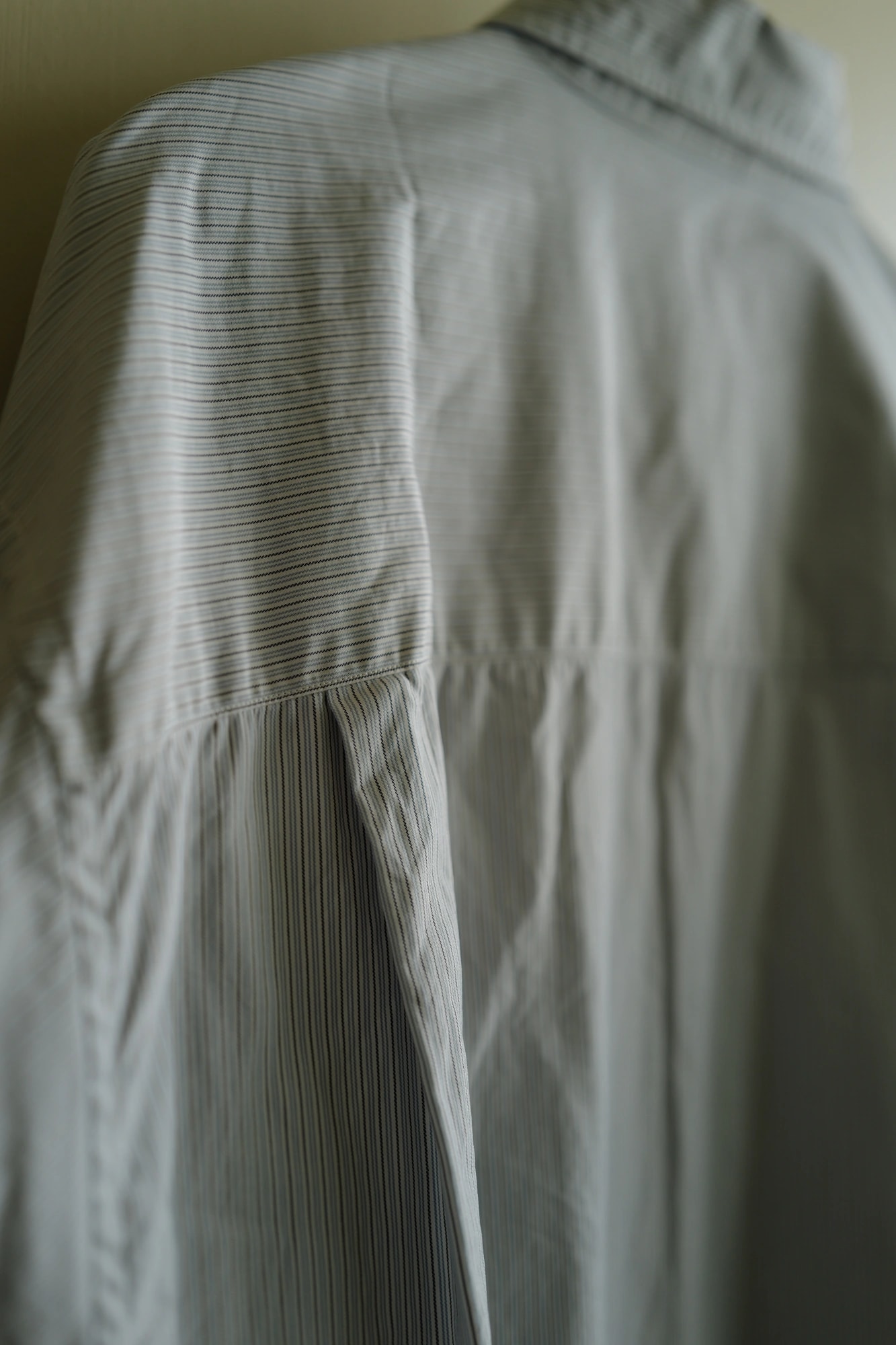 AURALEE Washed Finx Twill Stripe Shirt — 4