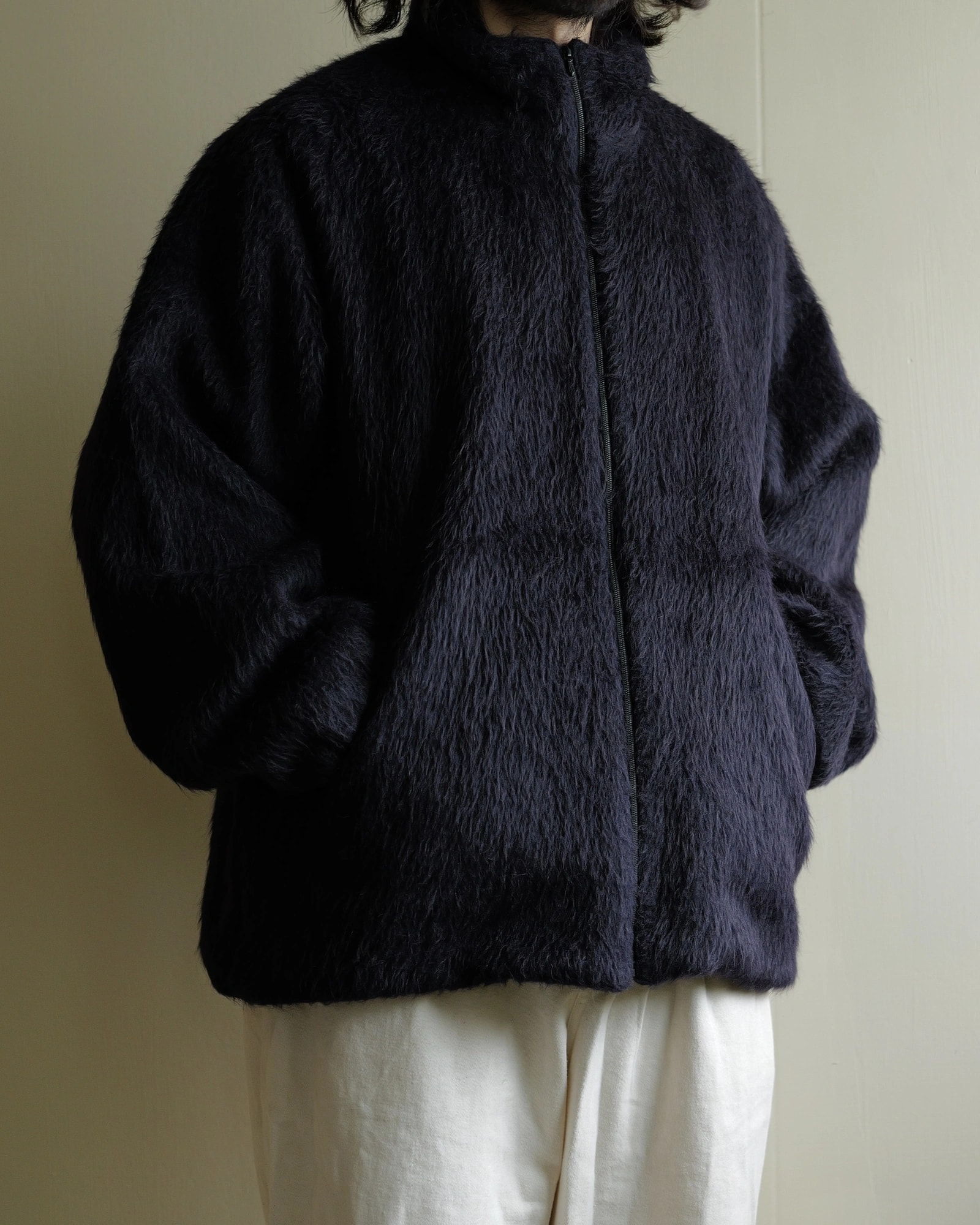 COMOLI Camel Shaggy Jacket — 7