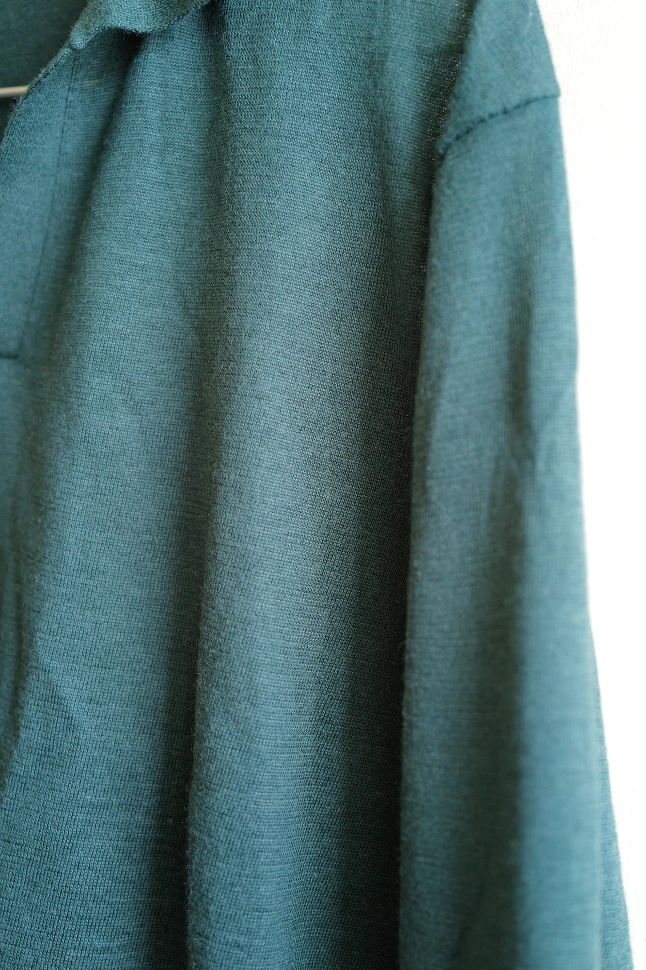 ATON RAMIE CASHMERE SKIPPER POLO SWEATER — 3