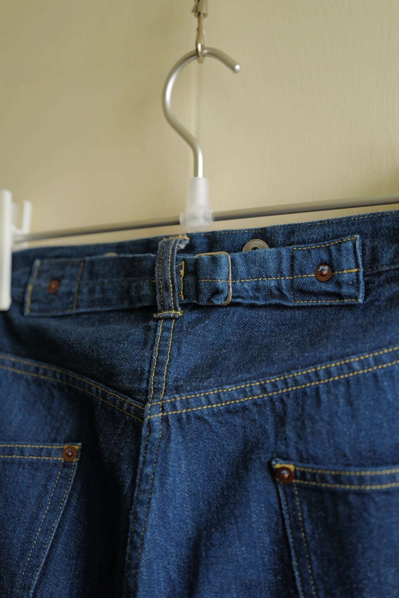 A.PRESSE No.22 Washed Wide Denim Pants — 4